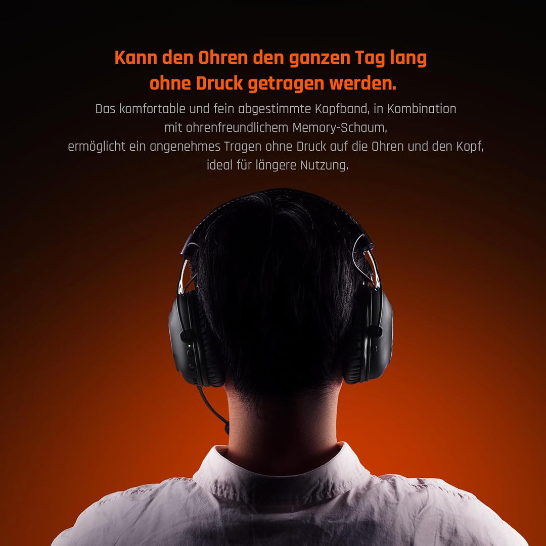 Black Shark BIGBIG Won Gaming-Headset, Surround Sound, Noise Cancelling, Bügelmikrofon mit Flip-Stum
