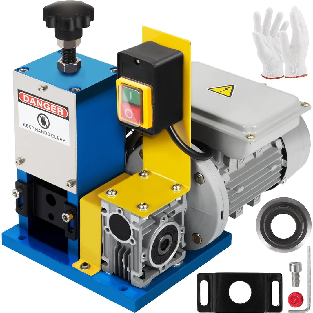 Happybuy Abisoliermaschine 1,5-25 mm Kabelabisoliermaschine Elektrisch, 180 W Einphasig Kabelschälma