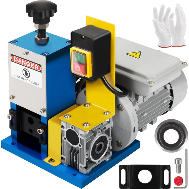 Happybuy Abisoliermaschine 1,5-25 mm Kabelabisoliermaschine Elektrisch, 180 W Einphasig Kabelschälma