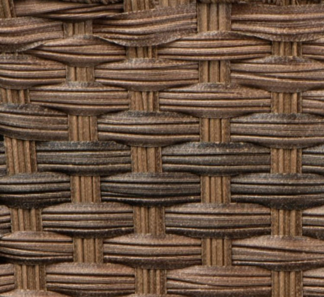 Rattan Einkaufskorb individuelle Einfärbung mit hochwertigem gepolstertem Aluminium Klapphenkel Shop