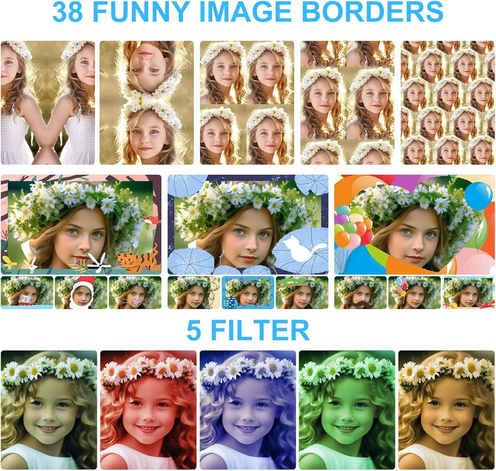 Children's Camera, 2.0 Inch Display Digital Camera Children, 1080P HD Anti-Drop Camera Children with