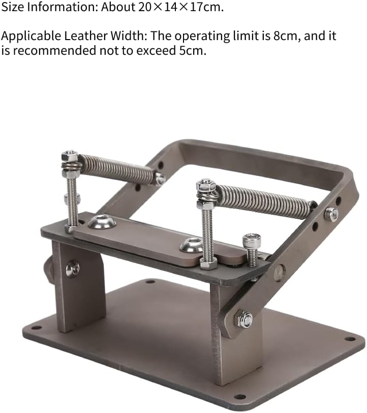 Lederschaufelmaschine DIY Handbuch Leder Skiver Schaufelhautmaschine für handgemachtes Leder Skiving