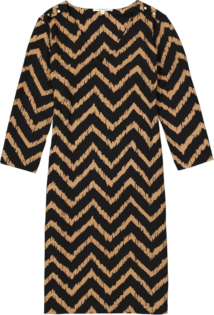 Garcia Damen Dress Kleid XXL Golden Brown, XXL Golden Brown