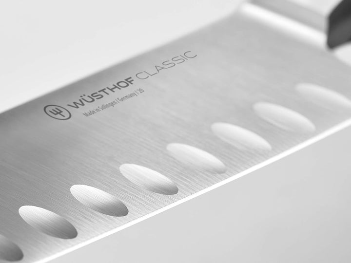WÜSTHOF Classic Messersatz mit 2 Messern, Schwarz,silber Santoku & Gemüsemesser, Santoku & Gemüsemes