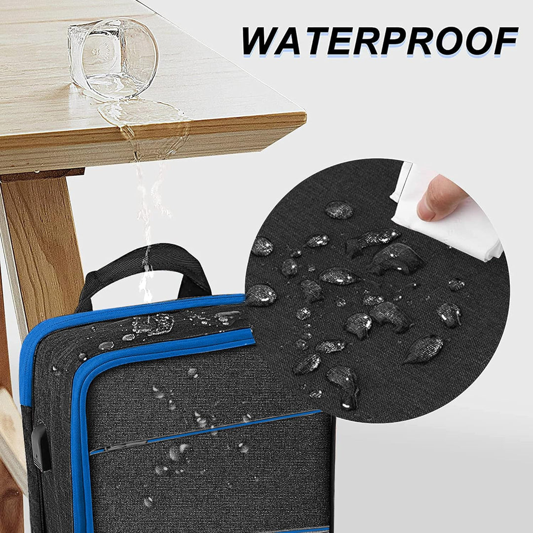ZINZ 13 14 15 16 Zoll Schlank und Erweiterbar Laptop Rucksack Wasserdicht Notebook Tasche fĂŒr MĂ€nner