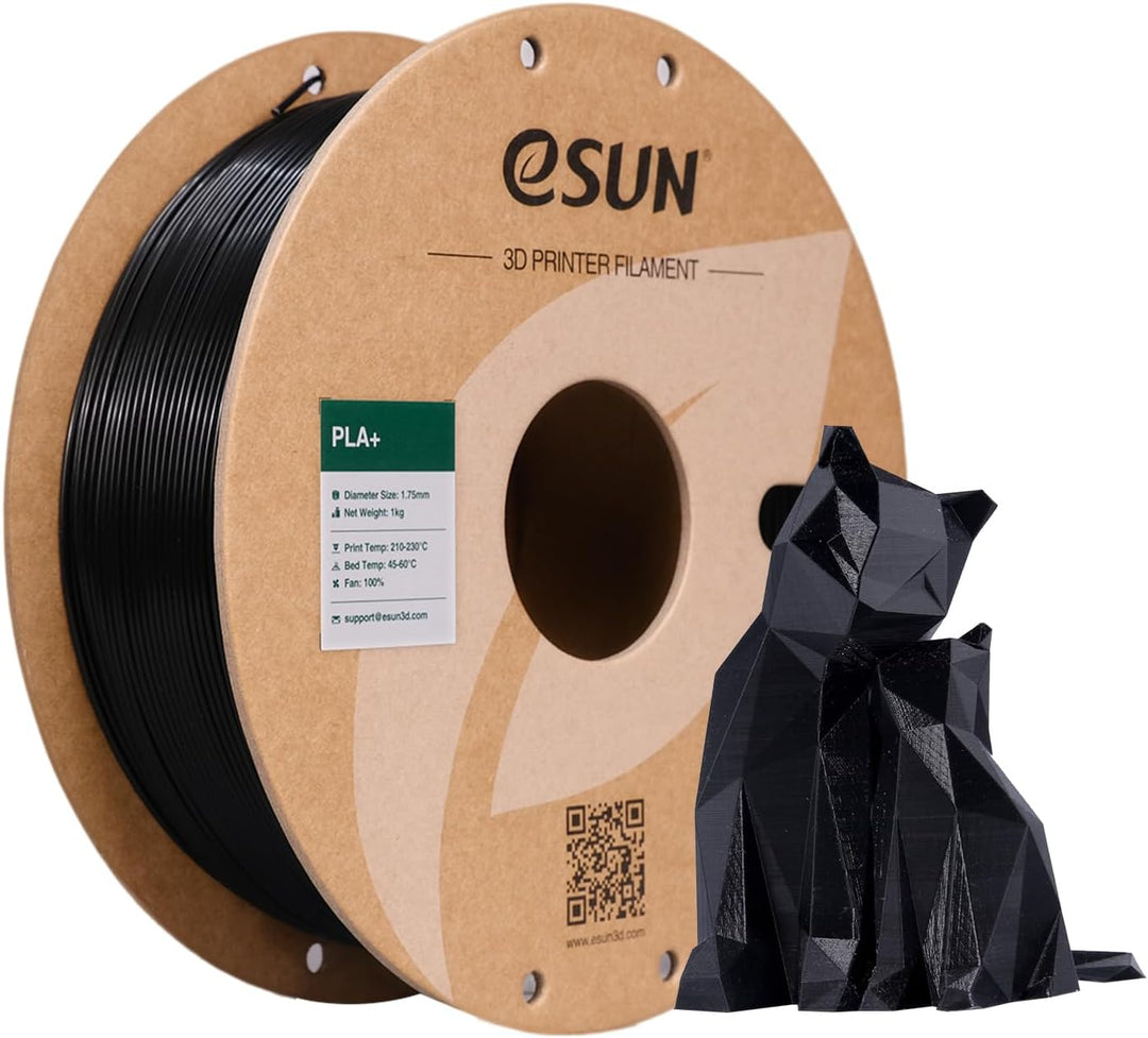 eSUN PLA+ Filament 1,75 mm, verstärkt Zähigkeit 3D-Drucker PLA Plus, Massgenauigkeit +/- 0,03 mm, 1