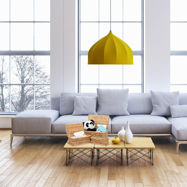 Relaxdays, natürlich Körbchen 3er-Set Rattan, Deckel, geflochten, Wohnzimmer, Korbset, Dekokiste, 10