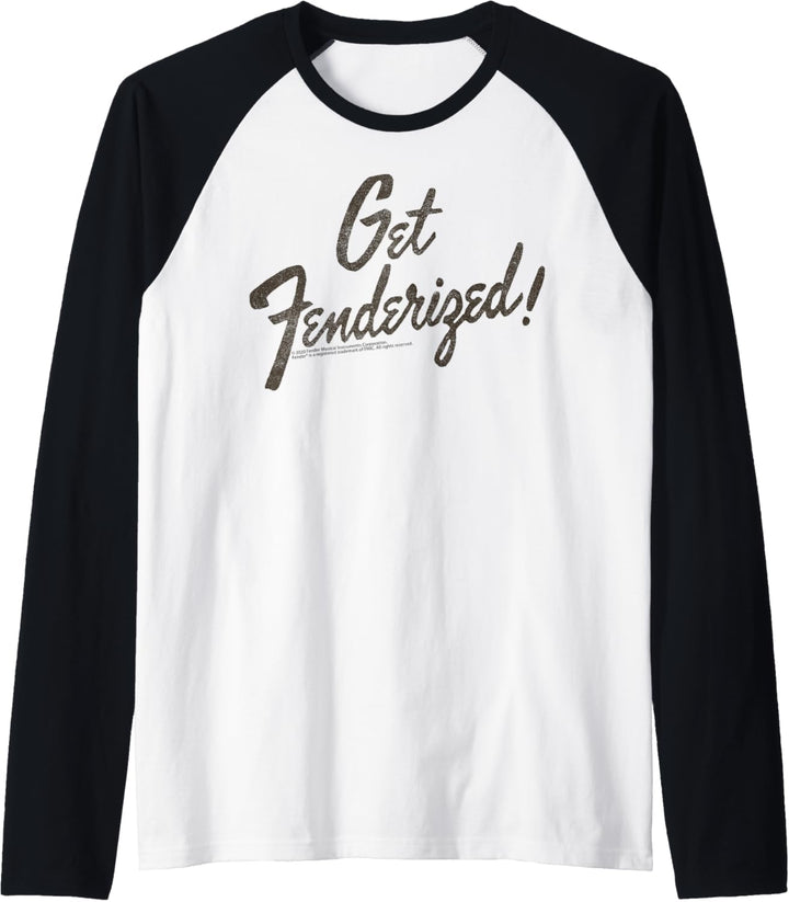 Fender Get Fenderized Logo Raglan