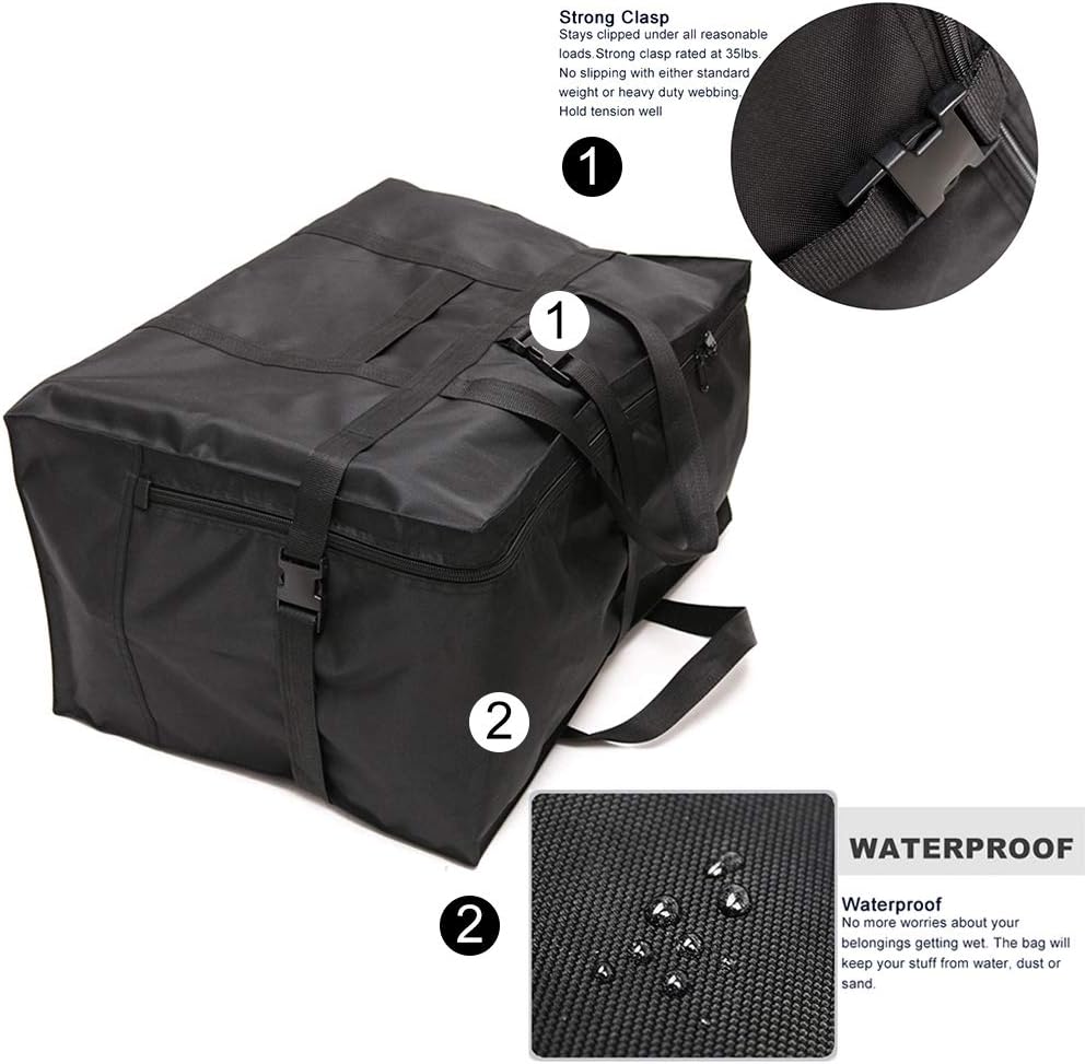 Reisetasche Extra Gross, Faltbare 900d Oxford Heavy-Duty Duffle Bag für Urlaub, Camping, Umzug, Zelt