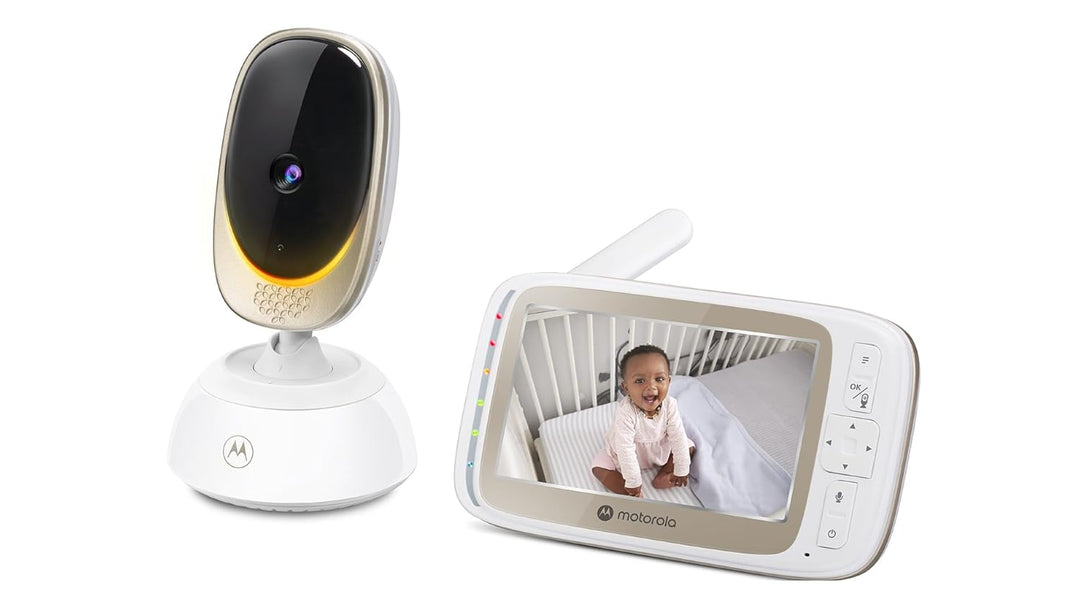 Motorola Nursery Babyphone mit Kamera - Baby Monitor VM85 Connect - Überwachungskamera Innen mit Far