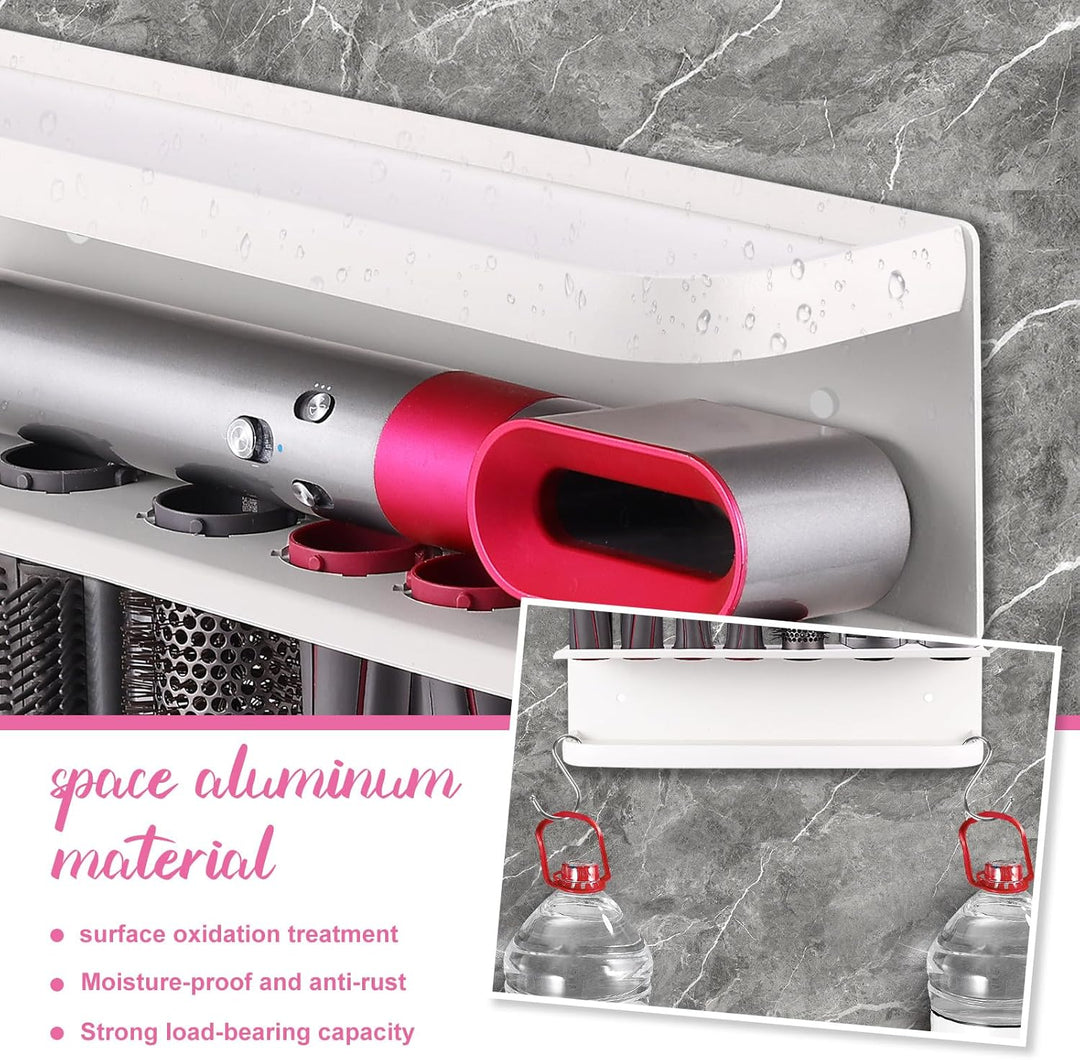 AXNSATRE Halterung Ohne Bohren für Dyson Airwrap & ZubehöR, Halterung Wandhalterung für Dyson Airwra