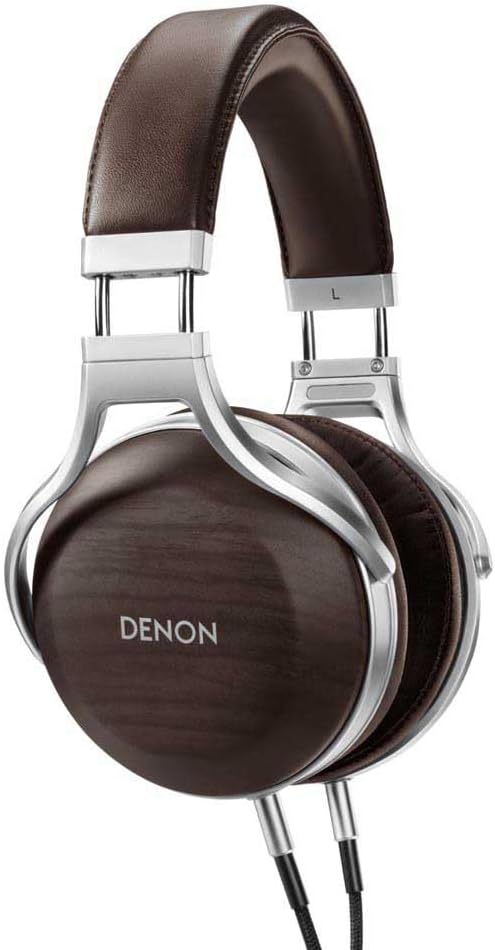 Denon AHD5200EM Premium-Over-Ear-Kopfhörer Zebraholz
