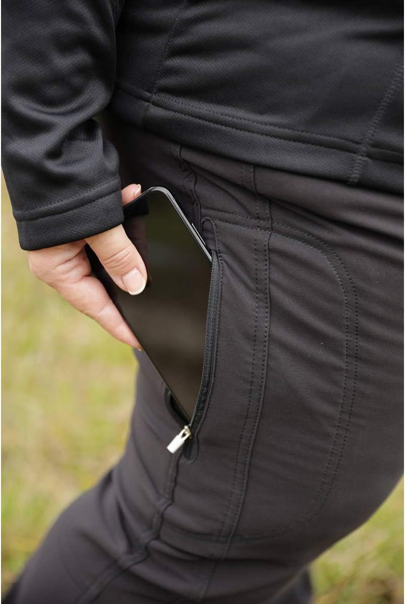 Maul Sport Klosters - Damen Softshell Winterhose, schwarz, 88