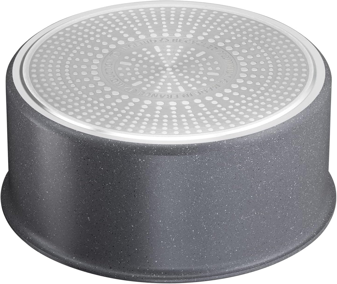 Tefal Ingenio Natural Force Stielkasserolle, 16 cm, 1,5 l, stapelbar, antihaftbeschichtet, Induktion