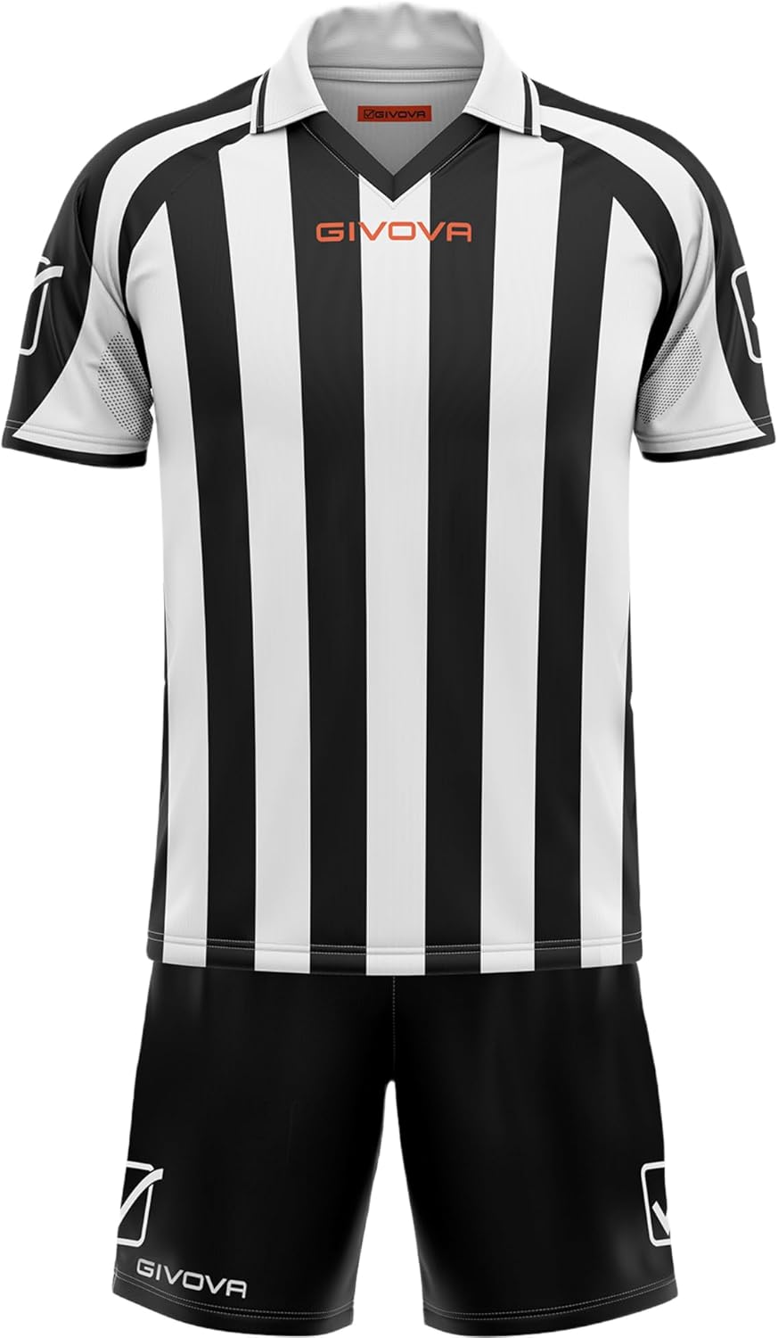 Givova Supporter, Kit Fussball S schwarz/weib, S schwarz/weib