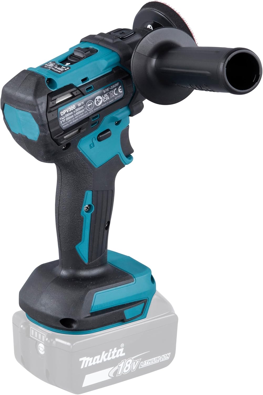 Makita DPV300Z Akku-Schleifer und -Polierer 18V (ohne Akku, ohne Ladegerät),