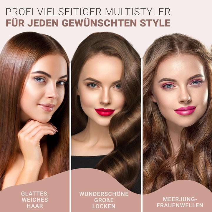 Glätteisen Locken und Glätten Haarglätter - 5 Jahre sorgenfreie Benutzung - Haar Styling Hair Straig