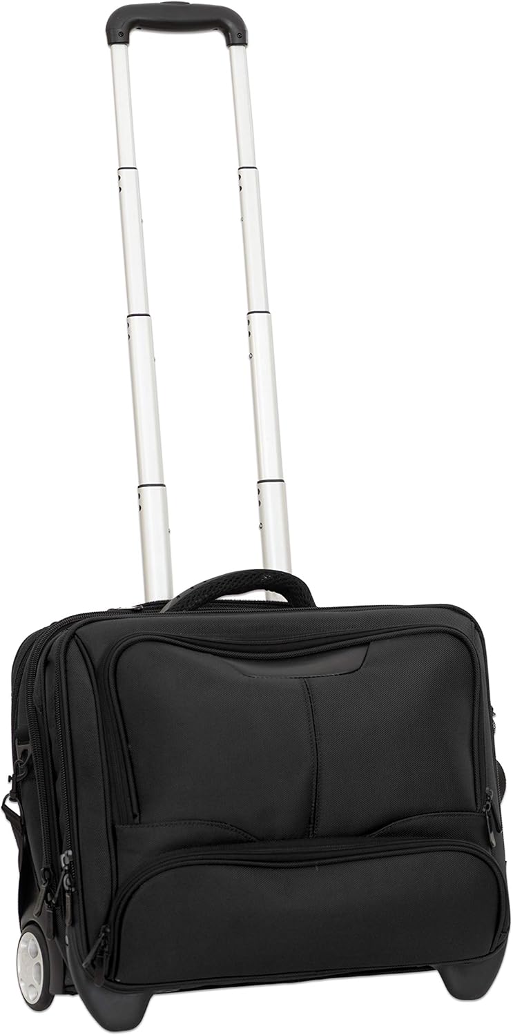 Dermata 2-Rollen-Businesstrolley Nylon 44,5 cm schwarz