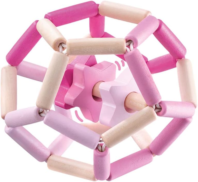 Selecta 64021, Sternentanz rosa, bellybutton, Greiflingsball, 11,5 cm, 1 Stück