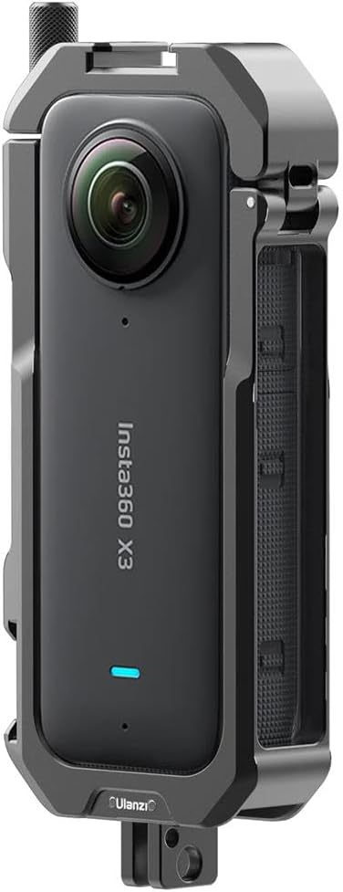 ULANZI 3197 Vlog Rig/Käfig für Insta360 X3 zum Schutz und Hinzufügen von Zubehör aus Aluminiumlegier