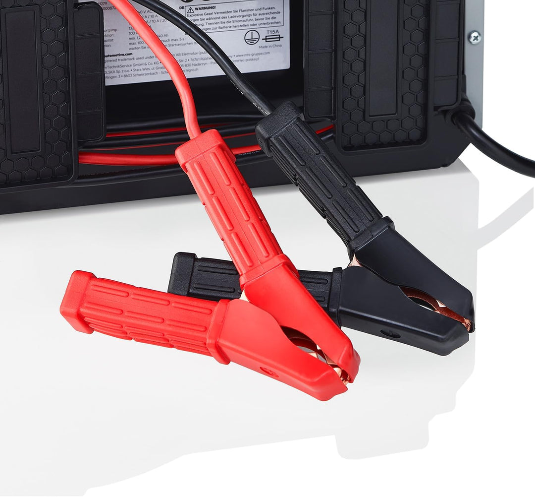 AEG Batterieladegerät CW20 lädt alle 6 V und 12 V Batterien, umfangreicher Sicherungsschutz, mit Lad