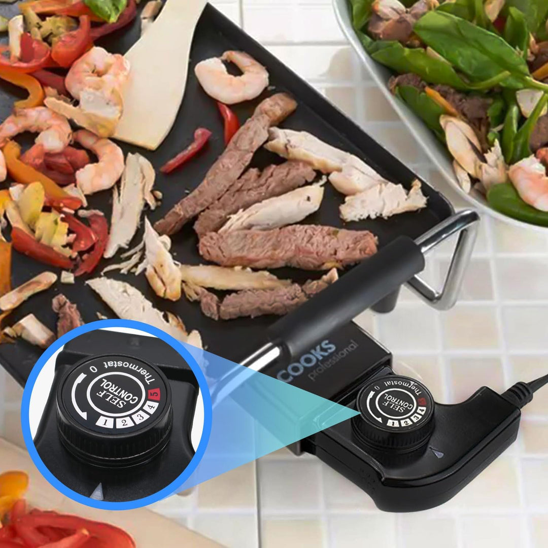 Anakel Home Kabel für elektropfanne Grillplatte, Thermostat für Princess, Kabel mit Thermostat für F