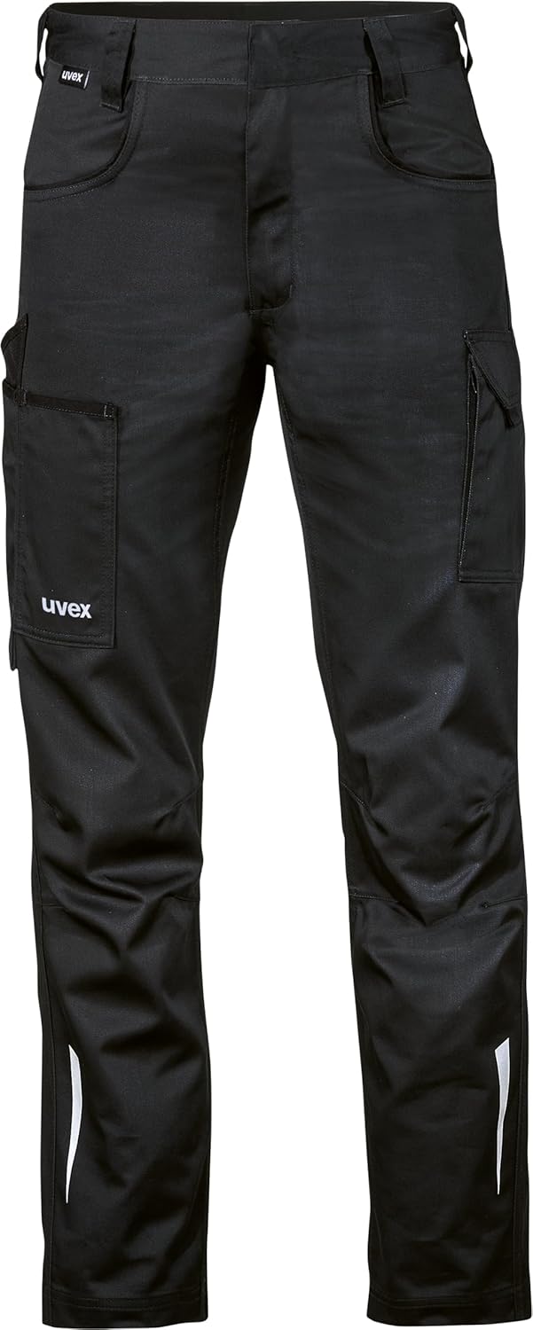 Uvex syneXXo Light Männer Arbeitshose, Lange Bundhose für die Arbeit 42 Schwarz, 42 Schwarz