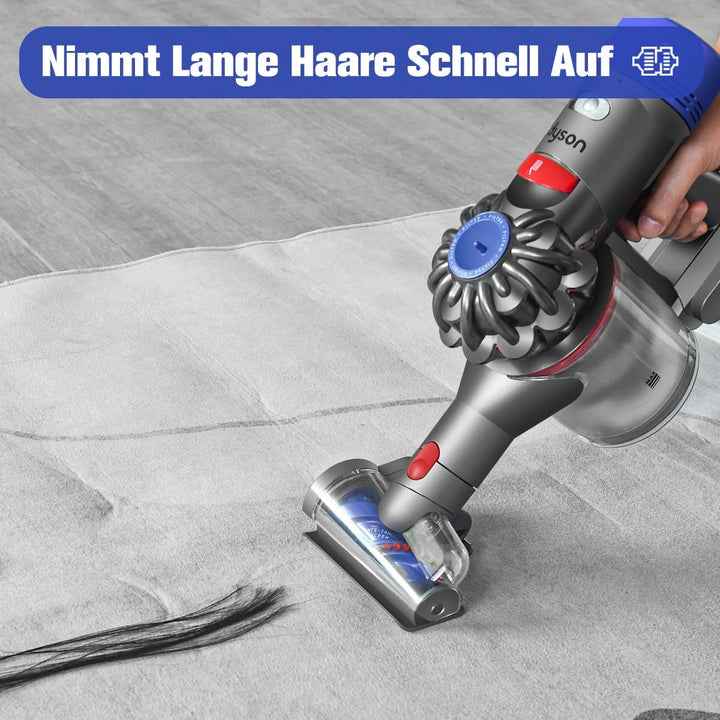 MOPEI Haardüse Mini Elektrobürste Kompatibel mit Dyson V15 V11 V10 V8 V7 zur Reinigung von Haustierb