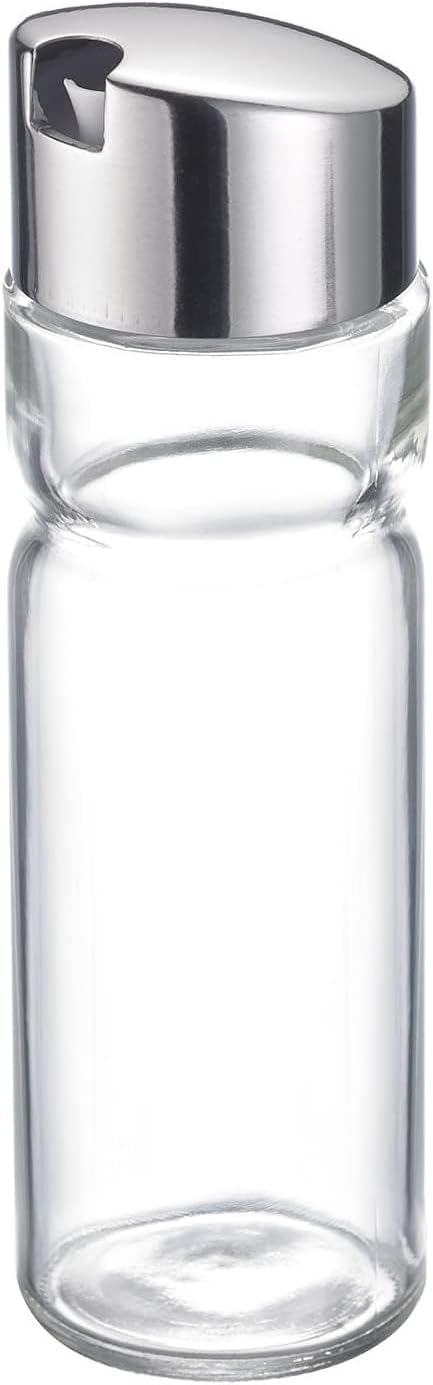 Westmark Menage Essig- und Öl, 3-tlg., Fassungsvermögen: je 160 ml, Rostfreier Edelstahl/Glas, Wien,