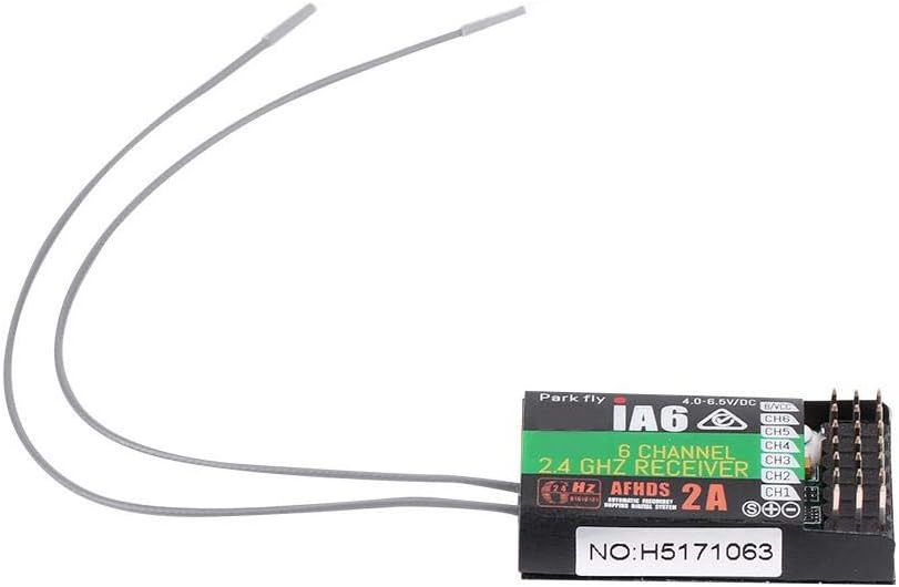 Dilwe RC-Empfänger, Flysky FS-IA6 6-Kanal-2,4-GHz-Frequenzempfänger für FS-I6, Nicht mehr als 20 dBm