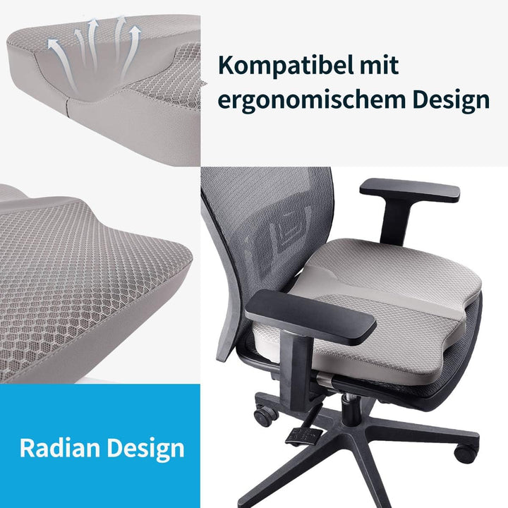 Livtribe Autositzkissen, Gedächtnis Schaum Sitzkissen Polster, bequemes und atmungsaktives Kissen fü