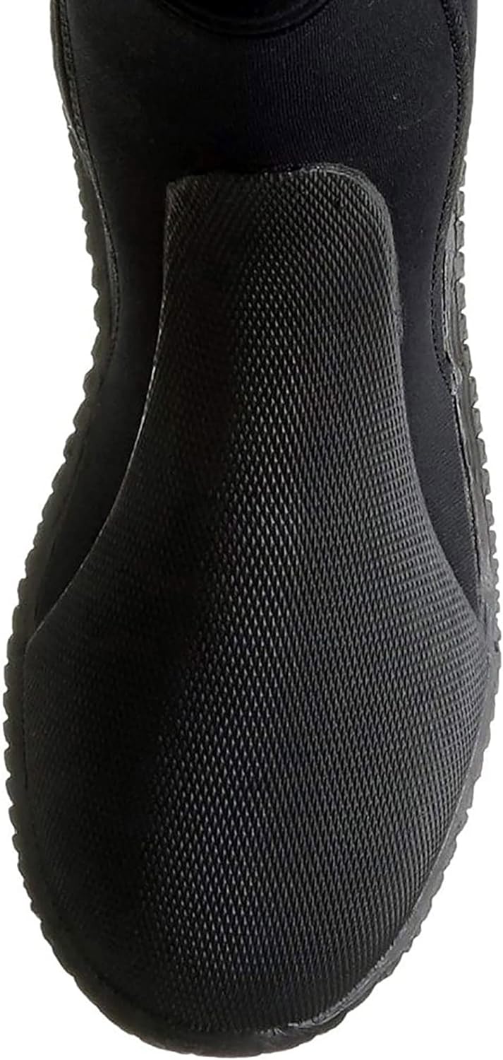 Cressi Men's Isla Boots Tauchschuhe aus Neopren mit Gummisohle Small 5mm Shwarz Logo Blau, Small 5mm