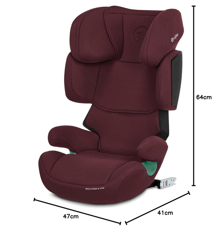 CYBEX Silver Kinder-Autositz Solution X i-Fix, Für Autos mit und ohne ISOFIX, Ab ca. 3 bis 12 Jahre