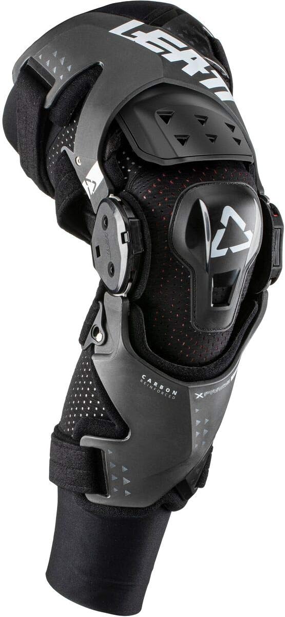 Leatt Knieorthese X-Frame Hybrid Paar, Schwarz Schwarz S, Schwarz S