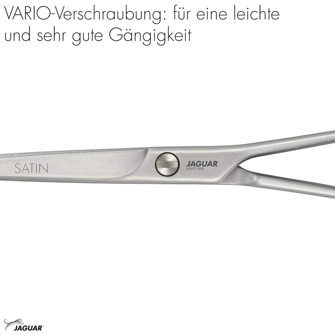 Jaguar 14560 White Line Satin, 6 Zoll, 1er Pack, (1x 1 Stück) Silber 6 Zoll, Silber 6 Zoll