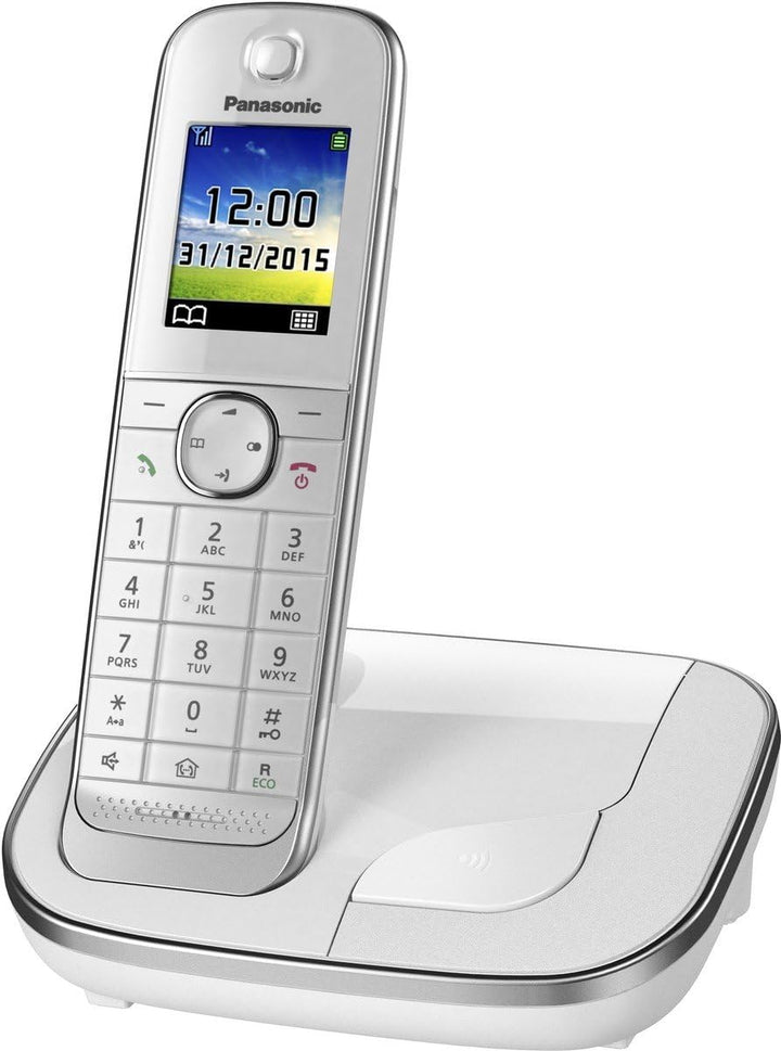 Panasonic KX-TGJ310GW Familien-Telefon ohne Anrufbeantworter (schnurloses Telefon, strahlungsarm, An