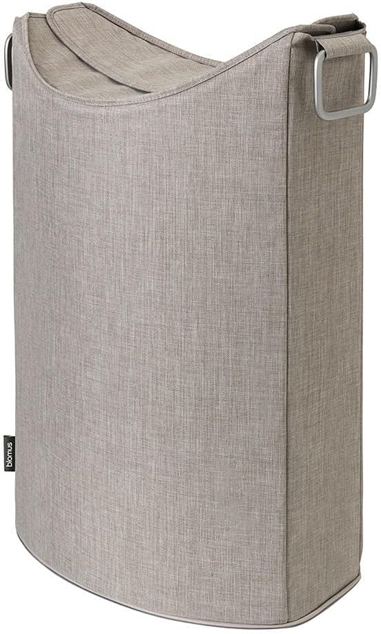 blomus -FRISCO LOUNGE- Wäschesammler, übereinander klappbarer Deckel, schlankes, zeitloses Design, 6