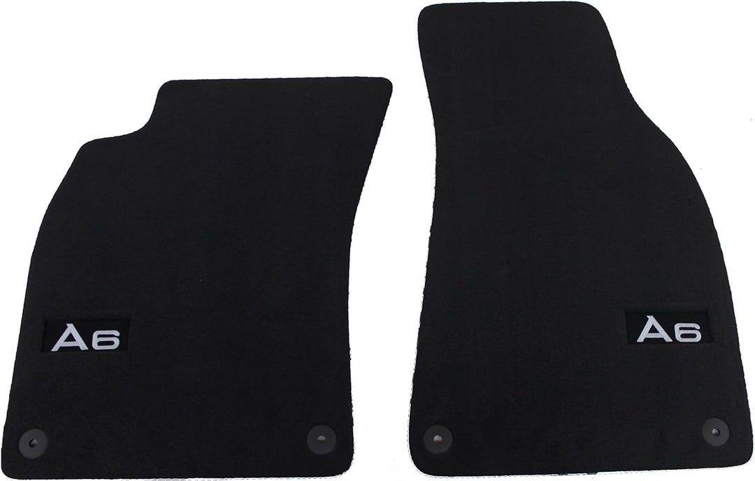 Audi 4F1061275PMNO Textilfussmatten Premium Vorne, Schwarz, 2 Stück