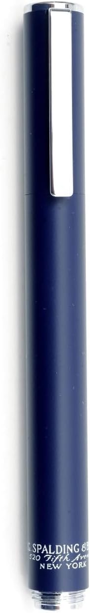 Tintenroller A.G. Spalding & Bros. Compact aus Stahl mit matter Farbe (Blau), Blau