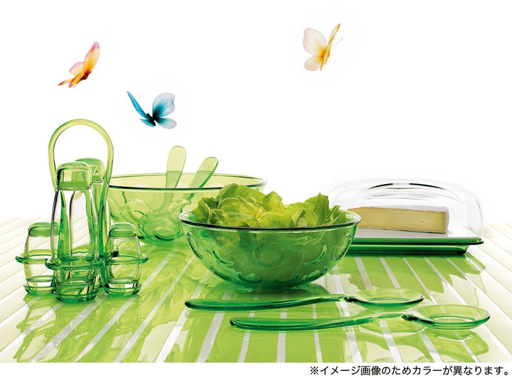 Guzzini - Gocce, Set Essig Öl Salz Pfeffer - Transparent, 17 x 15 x h22,5 cm | 180 cc, 52 cc - 23130