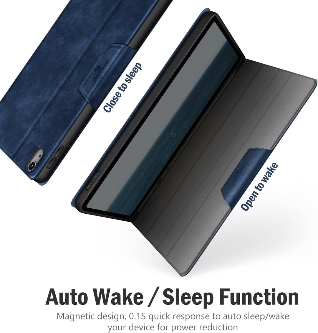 Antbox Hülle für iPad 10 Generation 2022 10,9 Zoll mit stifthalter Apple Pencil Halter Auto Schlaf/W