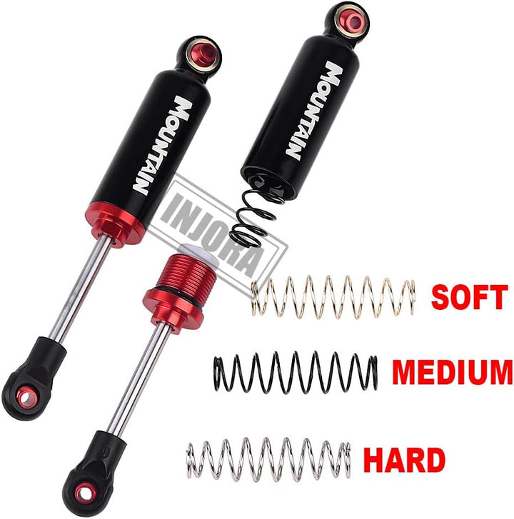 INJORA RC Stossdämpfer RC Shock Absorber RC Dämpfer Set für 1/10 RC Truck Crawler Axial SCX10 90046