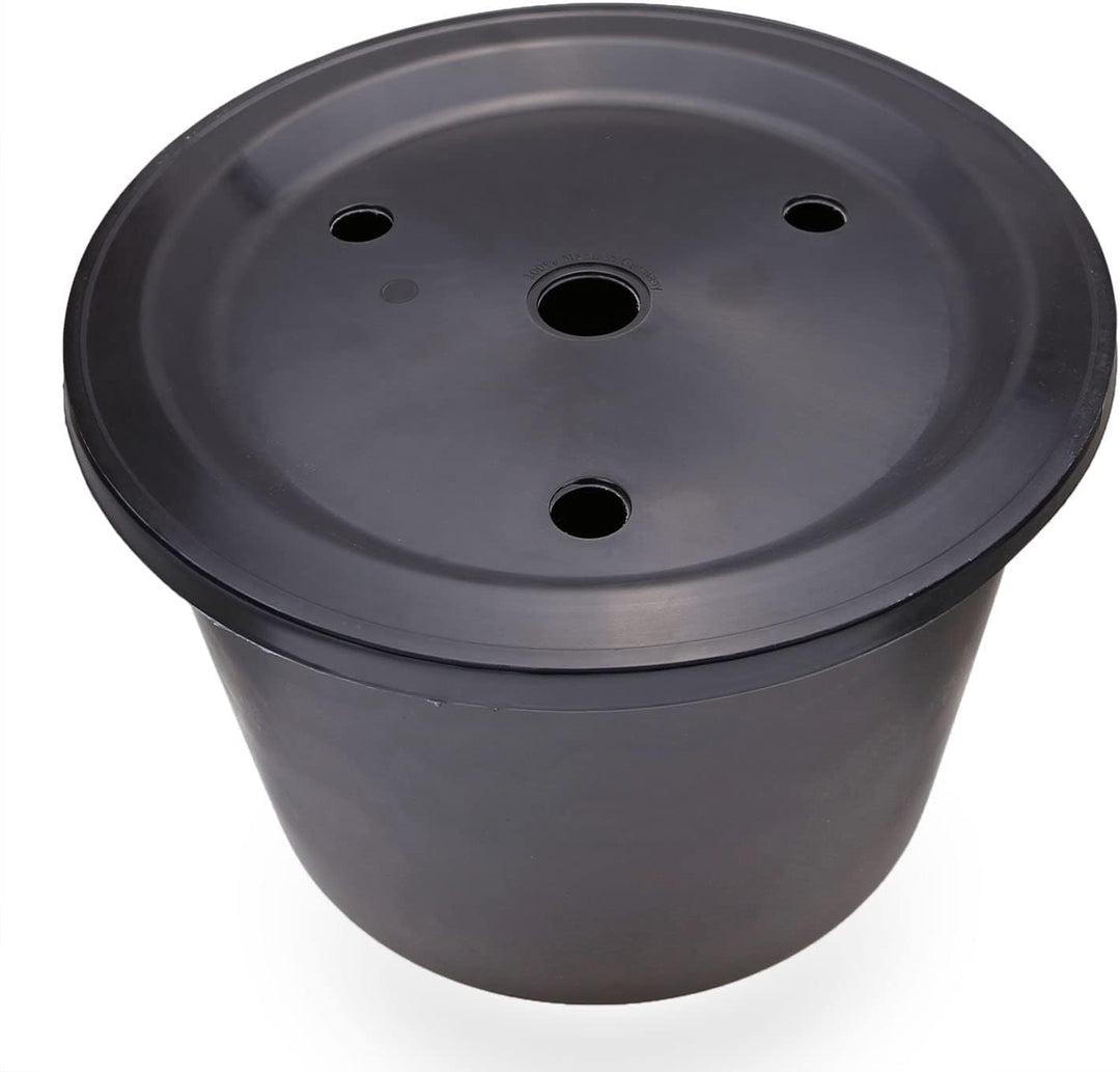 CLGarden ø 45cm 30 Liter PE Springbrunnenbecken rund mit GFK Deckel Becken Set Brunnenbecken klein f