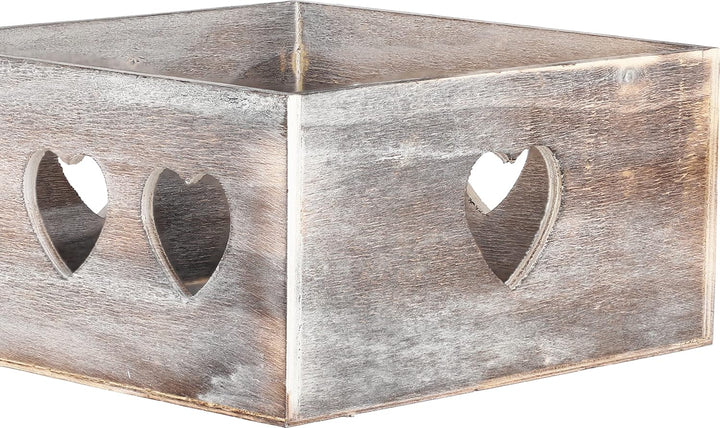 KOTARBAU® 3er Set Holzkiste mit dekorativen Aussparungen und Griff Perfekt für die Innenraumgestaltu
