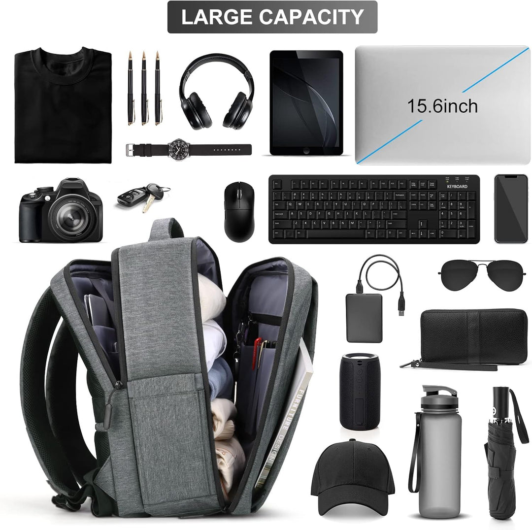 HOMIEE Handgepäck Rucksack Herren, Laptop Rucksack 15,6 Zoll Reiserucksack Travel Backpack Business