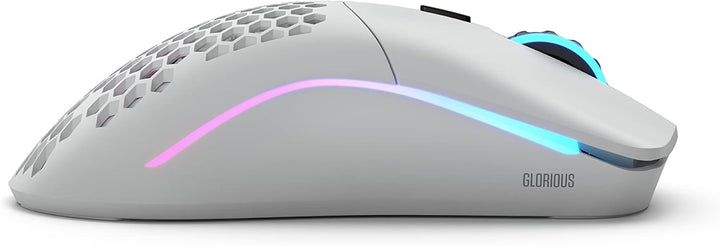 Glorious Gaming Model O Wireless Gaming Mouse – Superleichte 69 g, Wabendesign, RGB-Beleuchtung, bei