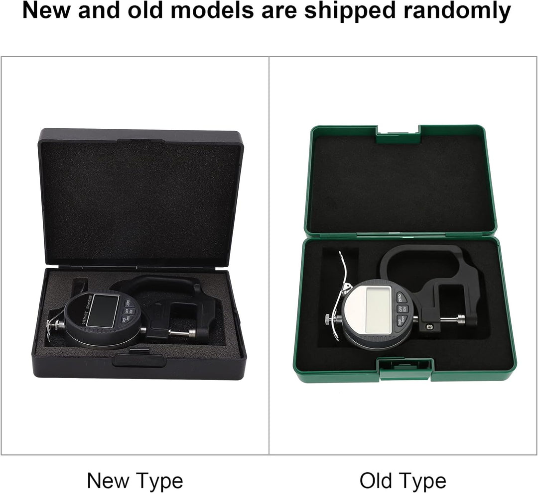 Digitales Dickenmessgerät für Papier Ledertuch Draht Messwerkzeug 0-12,7 mm Messbereich (Genauigkeit