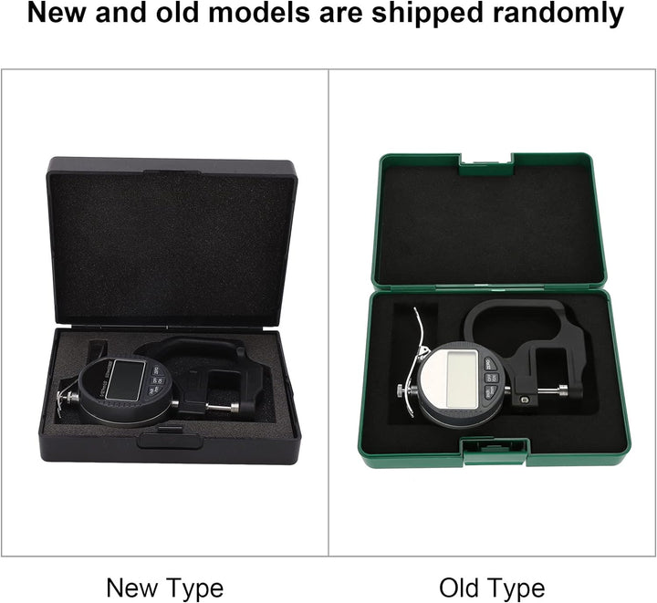 Digitales Dickenmessgerät für Papier Ledertuch Draht Messwerkzeug 0-12,7 mm Messbereich (Genauigkeit
