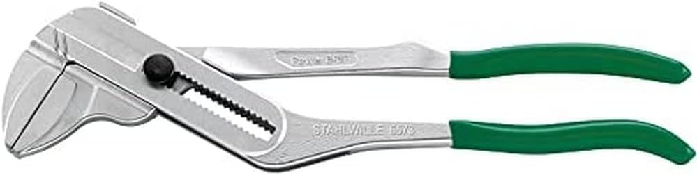 Stahlwille 6573 5 180 Zangenschlüssel PowerGRIP | Länge 192 mm | Schnelleinstellung | 2in1 – Zange u