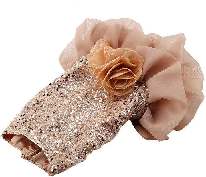 Hundekleid Haustier Kleine Hund Kleidung Pailletten Seidige Tutu Welpen Kostüm Hund Prinzessin Elega